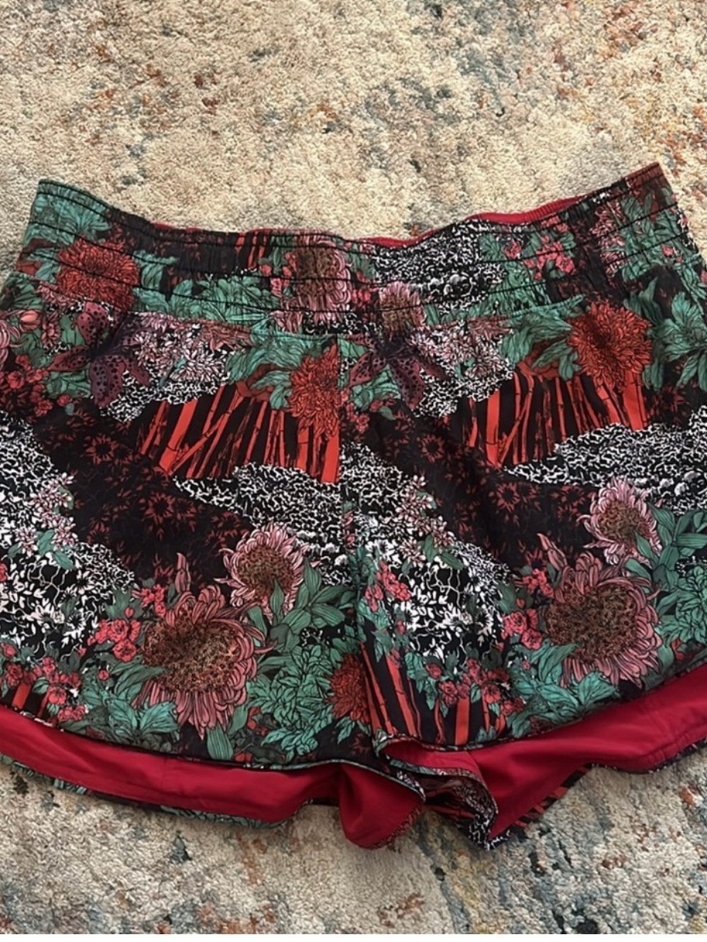 Reversible lululemon running shorts